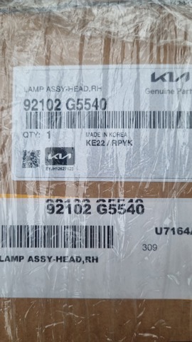 92102G5540 HYUNDAI Правая фара купить в Ровно