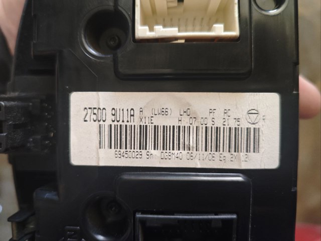 275009U11A NISSAN Блок управления кондиционером купить в Запорожье