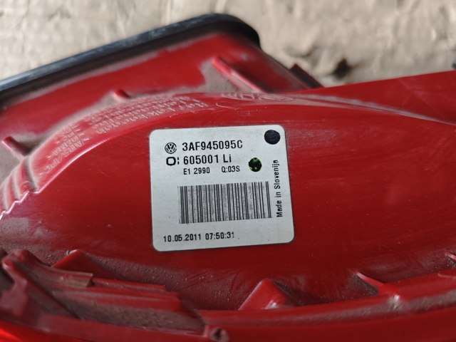 3AF945095C Фонарь задний левый внешний купить Винница