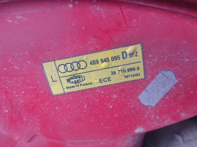 4B9945095D Фонарь задний левый купить Одесса