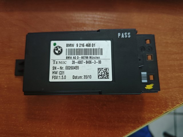 Модуль управления (ЭБУ) переднего сидения 61359216468 BMW