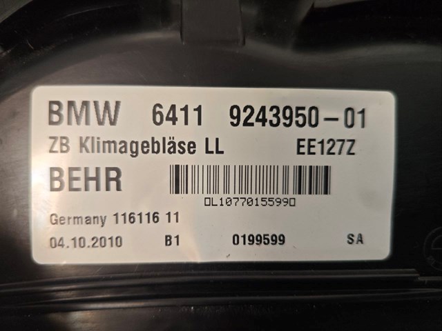 64119243950 BMW Мотор вентилятора печки (отопителя салона) купить в Каменское