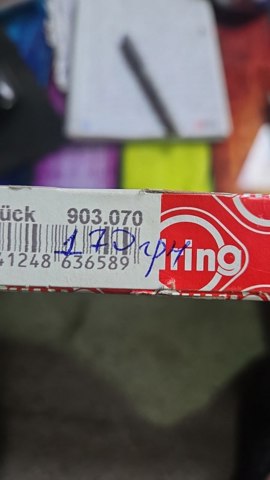 ELRING 903070 Сальник коленвала двигателя передний в наличии Черкассы