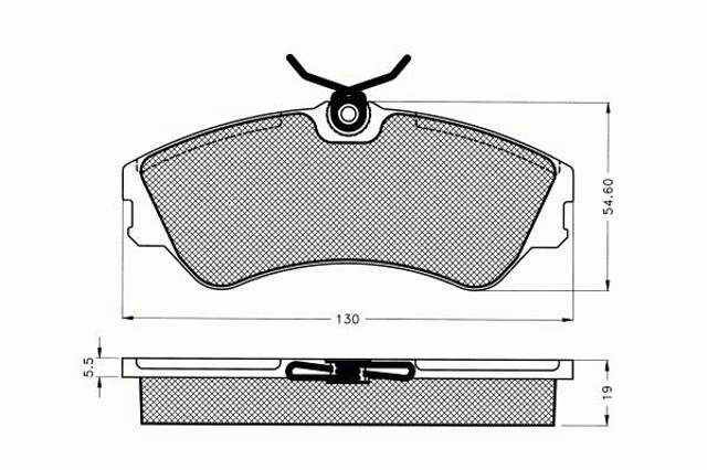 Колодки тормозные 7163 PEX