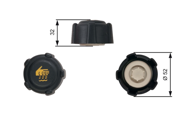 8200048024 RENAULT Крышка (пробка) расширительного бачка купить в Тернополь