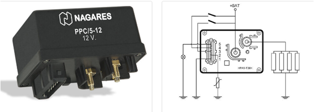 Реле свечей накаливания MHG54 MAHLE