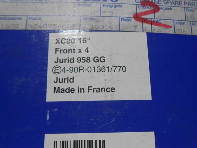 VOLVO 30793265 Передние тормозные колодки в наличии Тернополь