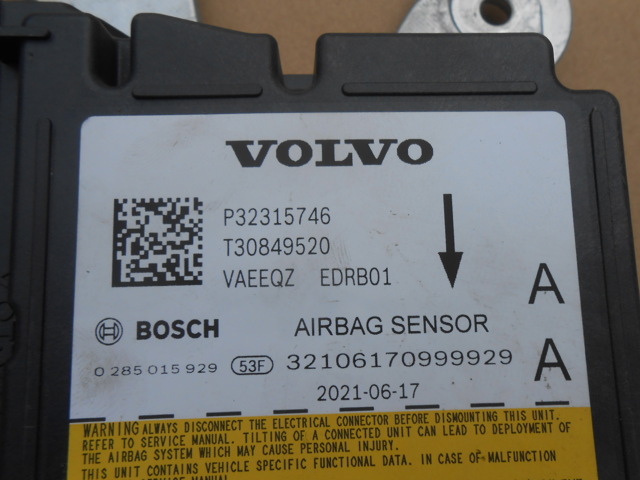 32315746 Модуль-процессор управления подушкой безопасности (ЭБУ AIRBAG) купить Сумы