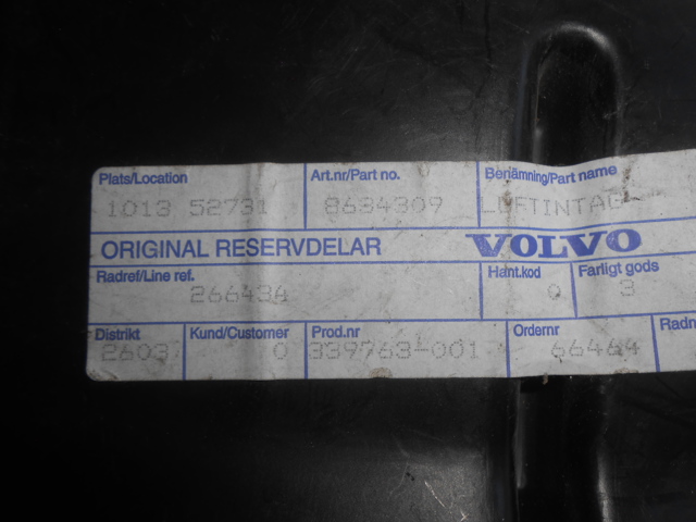 VOLVO 8634309 в наличии Чернигов