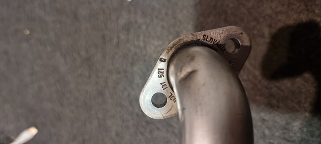 Шланг (патрубок) радиатор EGR, подача 03L131521Q VAG