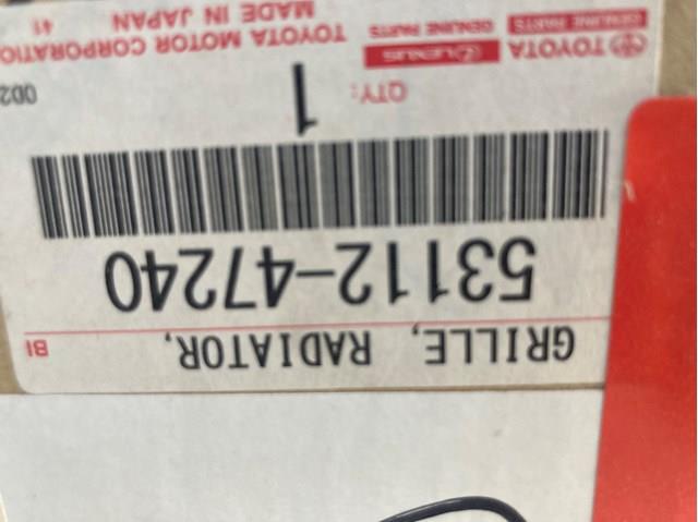 5311247240 TOYOTA Решетка бампера переднего нижняя купить в Львов