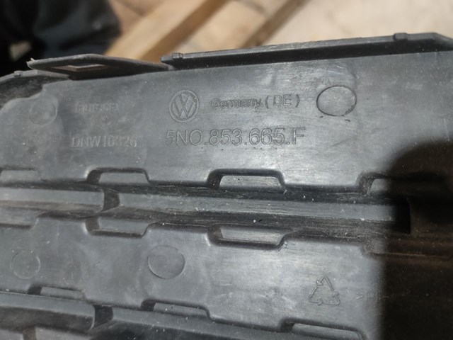 5N0853665F9B9 VAG Решетка бампера переднего левая купить в Винница