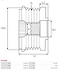 Муфта генератора AFP3008 AS-PL