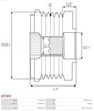 Шкив генератора AFP3020 AS-PL