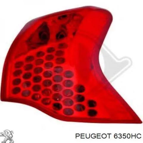 6350HC PEUGEOT Фонарь задний левый внешний купить в Павлоград