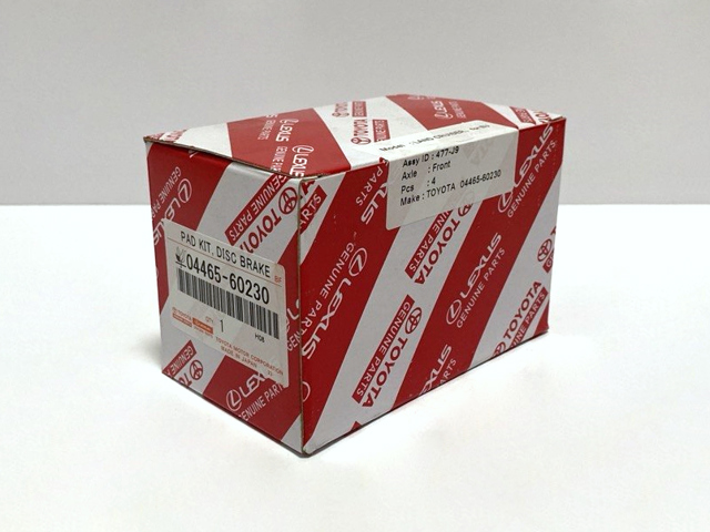 0446560230 TOYOTA Колодки тормозные передние дисковые купить в Львов