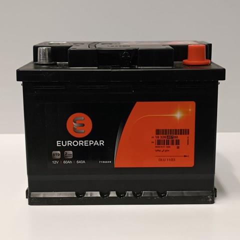 EUROREPAR Batterie Autobatterie Starterbatterie 12V 60Ah 640A/EN 1632648780