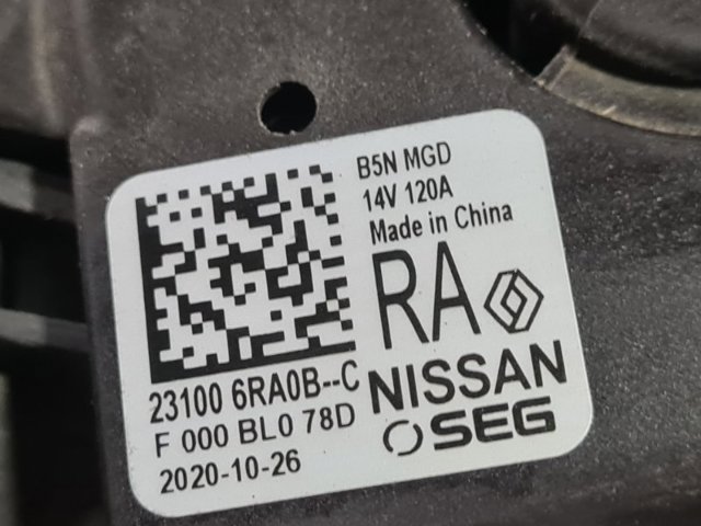 Генератор автомобиля 231006RA0B NISSAN