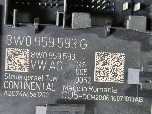 VAG 8W0959593G Блок комфорта передней двери в наличии Украина