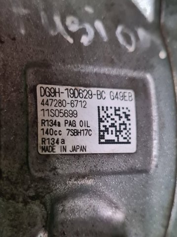 FORD DG9H19D629BC Компрессор кондиционера в наличии Одесса