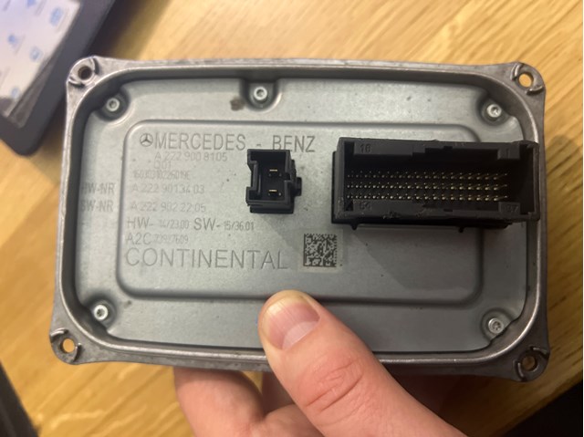 Модуль управления светом фар A2229008105 MERCEDES