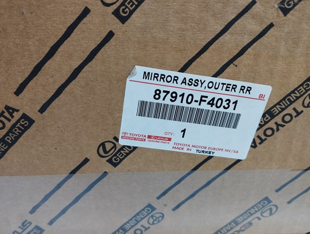 TOYOTA 87910F4030 Правое зеркало в наличии Ровно