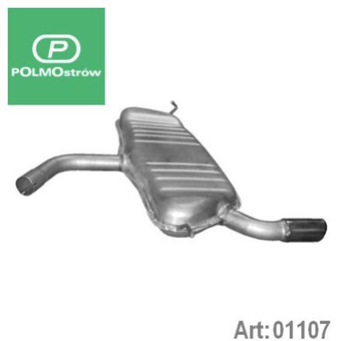 POLMOSTROW 01107 Глушитель задний в наличии Ровно