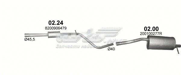 Глушитель  0200 POLMOSTROW