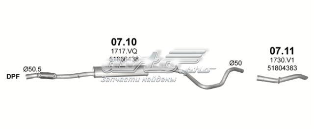POLMOSTROW 0710 Глушитель задний в наличии Тернополь