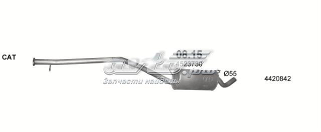Глушитель, центральная часть 0815 POLMOSTROW