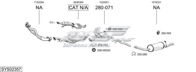 Глушитель  08260 POLMOSTROW