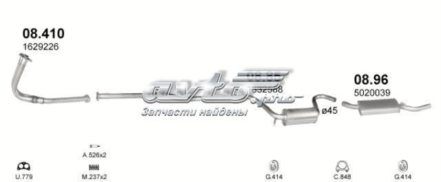 08410 POLMOSTROW Приёмная труба купить в Чернигов