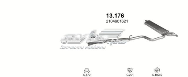 Выхлопная труба 13176 POLMOSTROW