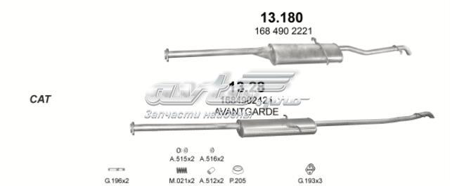 13180 POLMOSTROW Глушитель задний купить в Николаев