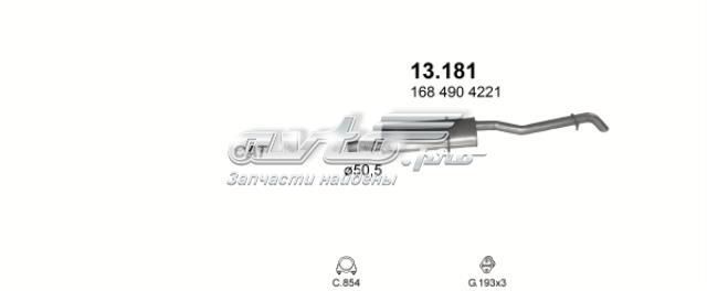 Глушитель выхлопных газов конечный 13181 POLMOSTROW