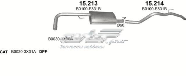 Выхлопная труба 15213 POLMOSTROW