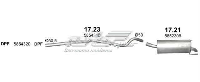 Выхлоп центральный 1723 POLMOSTROW