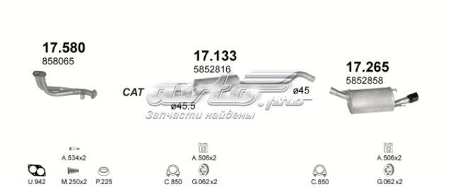 Выхлопная труба 17265 POLMOSTROW