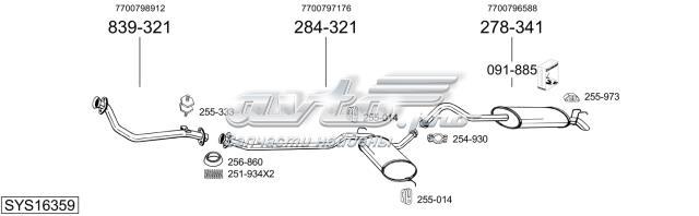 POLMOSTROW 21195 Конвертор - катализатор в наличии Сумы