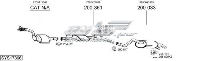 21289 Глушитель, задняя часть купить Кривой Рог