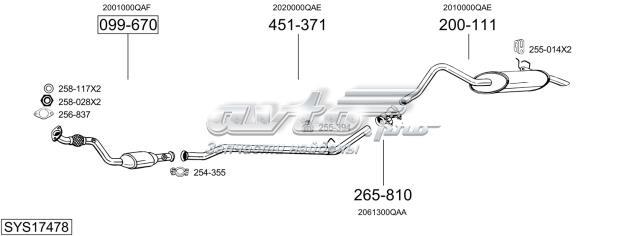 Средний глушитель 21500 POLMOSTROW