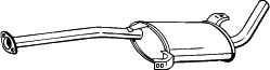 Глушитель, центральная часть 279125 BOSAL