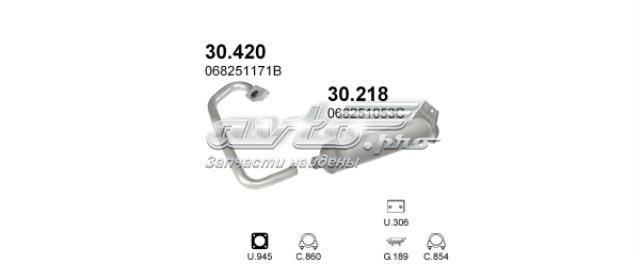 30218 Глушитель, задняя часть купить Житомир