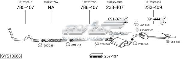 30328 Глушитель, передняя часть купить Сумы