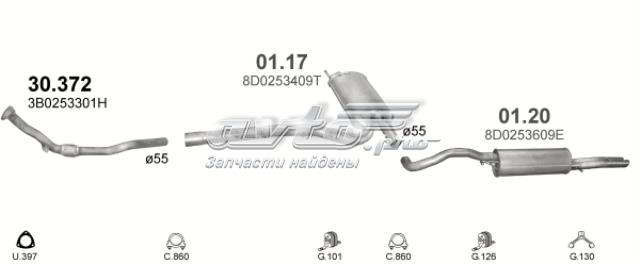 POLMOSTROW 30372 Выхлопная труба в наличии Винница