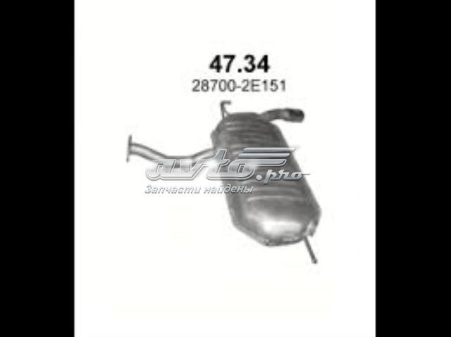 Выхлопная труба 4734 POLMOSTROW