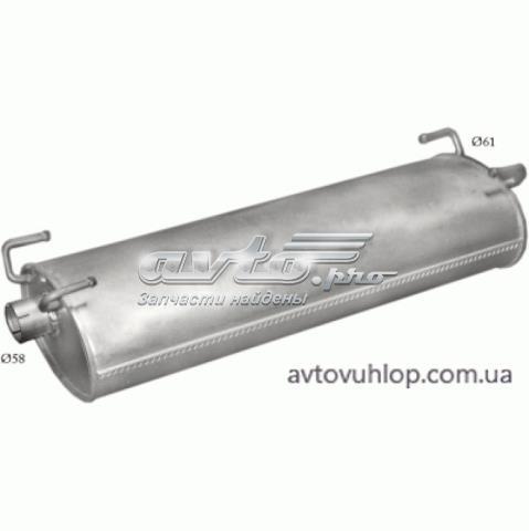 POLMOSTROW 6410 Глушитель, задняя часть в наличии Черновцы