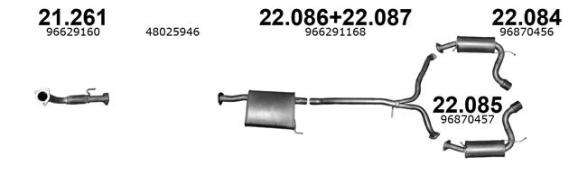 Глушитель  96870457 GM