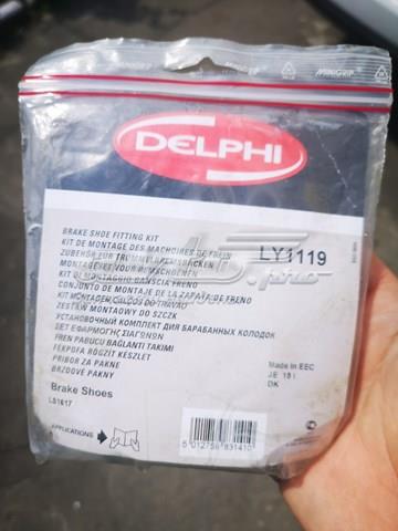 DELPHI LY1119 Монтажный комплект задних барабанных колодок в наличии Николаев