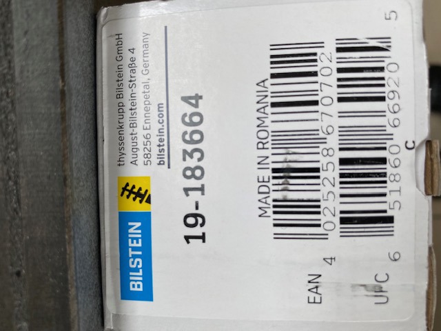 Амортизатор задней подвески 19183664 BILSTEIN